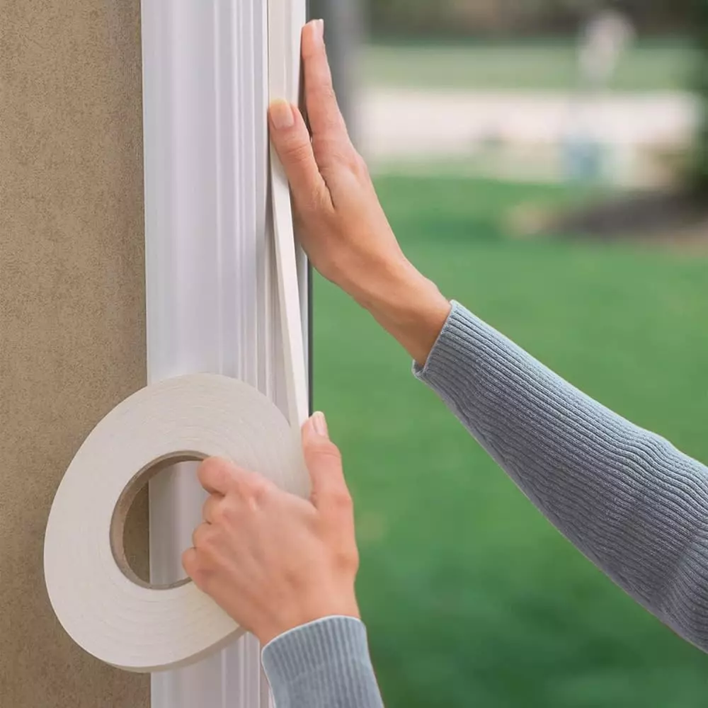 Elettro Self Adhesive Gasket Tape White EVA Foam 5 m Length x 15 mm Width x 8 mm Thickness