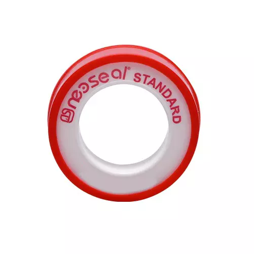 NeoSeal Standard Quality PTFE Taflon Tape White 10 m Length (Pack of 250)