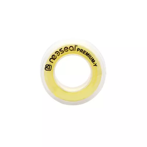 NeoSeal Premium Quality PTFE Taflon Tape Yellow 10 m x 0.1 mm x 19 mm (Pack of 250)