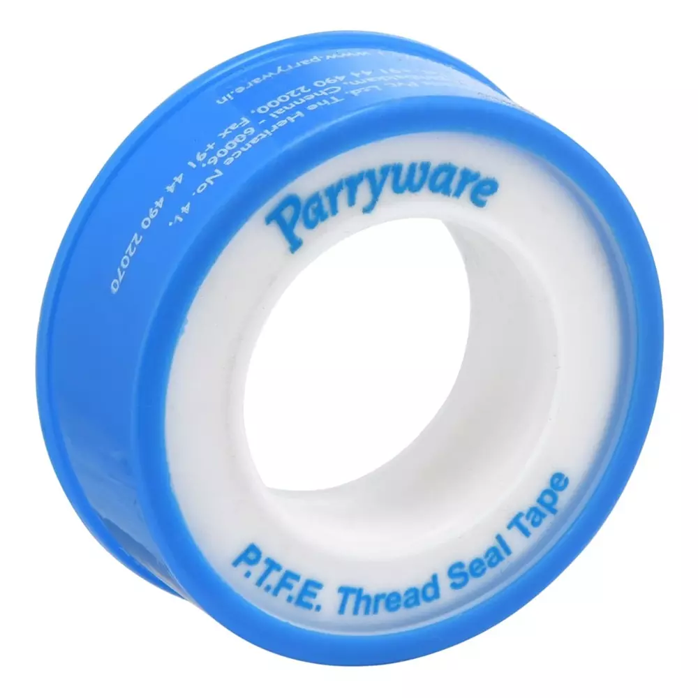 Parryware Thread Seal Tape PTFE 10 m Length 12x0.1 mm Size, T516099 (Pack of 100 Pcs)