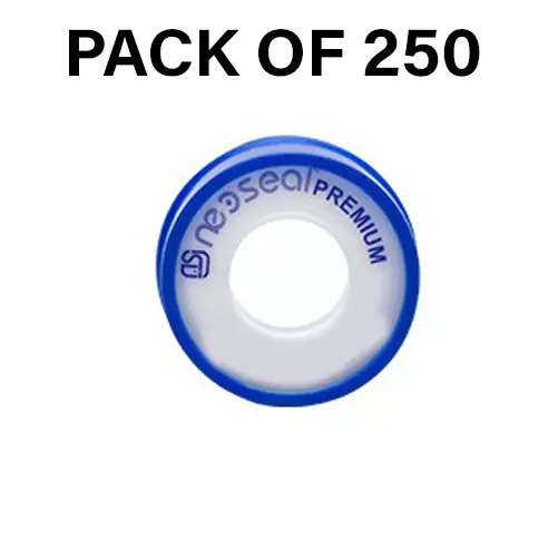 NeoSeal Premium Quality PTFE Taflon Tape White Box 10 m Length (Pack of 250)