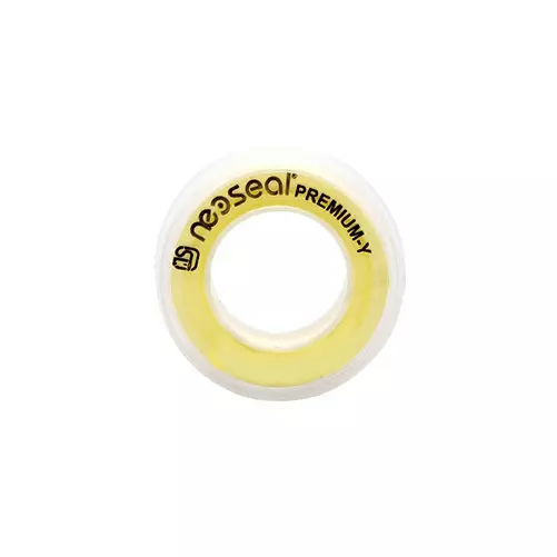 NeoSeal Premium Quality PTFE Taflon Tape Yellow 10 m x 0.1 mm (Pack of 250)