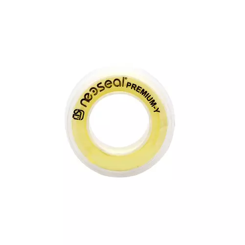 NeoSeal Premium Quality PTFE Taflon Tape Yellow 10 m x 0.15 mm (Pack of 250)