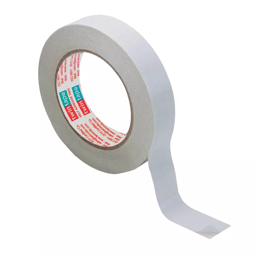 Twin Tech Double Sided Tissue Tape 24 mm x 50 m, #2223 (Pack of 36 Rolls)
