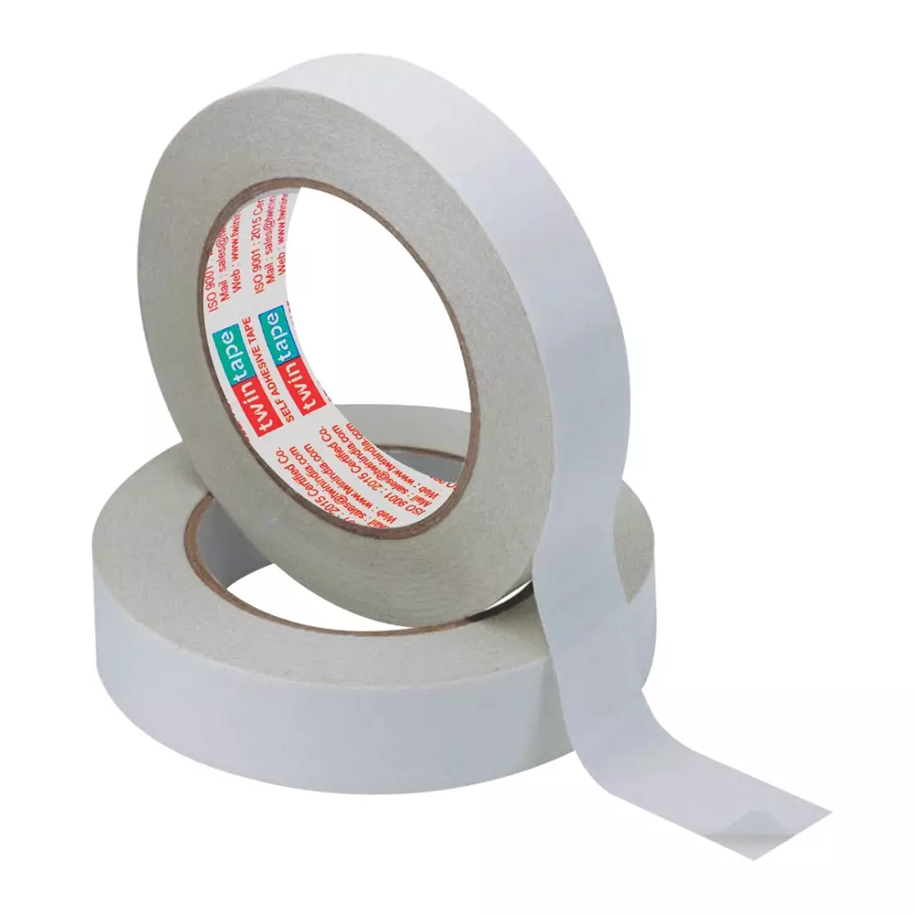 Twin Tech Double Sided Tissue Tape 24 mm x 50 m, #2223 (Pack of 36 Rolls)