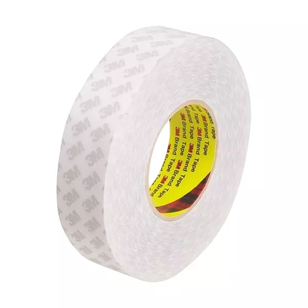 3M Double Coated Tissue Tape 90 Micron 12 mm Width 50 m Length, (Pack of 10 Roll)