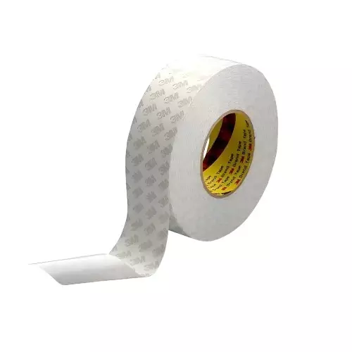 3M Tissue Tape 24 mm Width 50 m Length 90 Micron Thickness Acrylic Foam Material White Color (Pack of 10)
