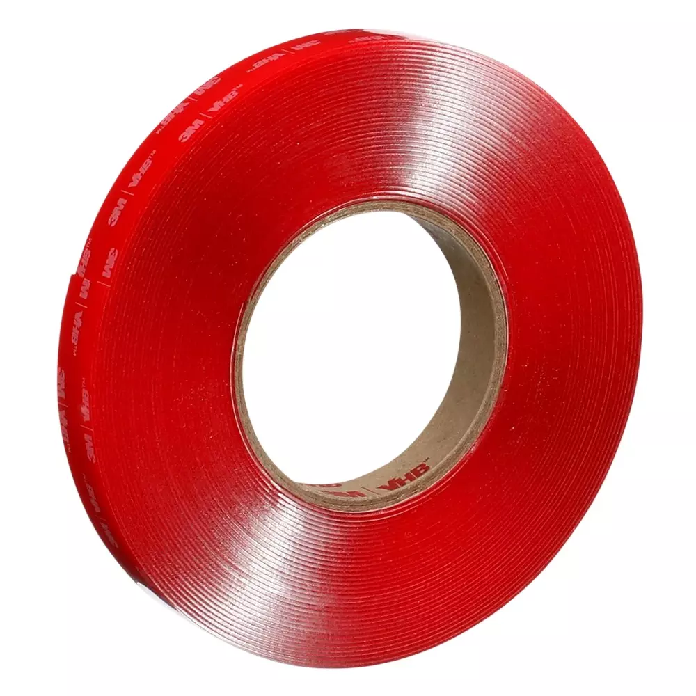 3M VHB Tape 12.7 mm Width 8.22 m Length Acrylic Foam Material Red Color, 4910