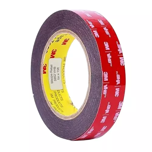 3M 5952 Double Sided VHB Tape Red 12 mm x 8.2 m x 1.1 mm, 31201500