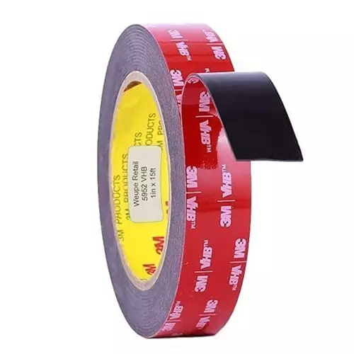 3M 5952 Double Sided VHB Tape Red 12 mm x 8.2 m x 1.1 mm, 31201500