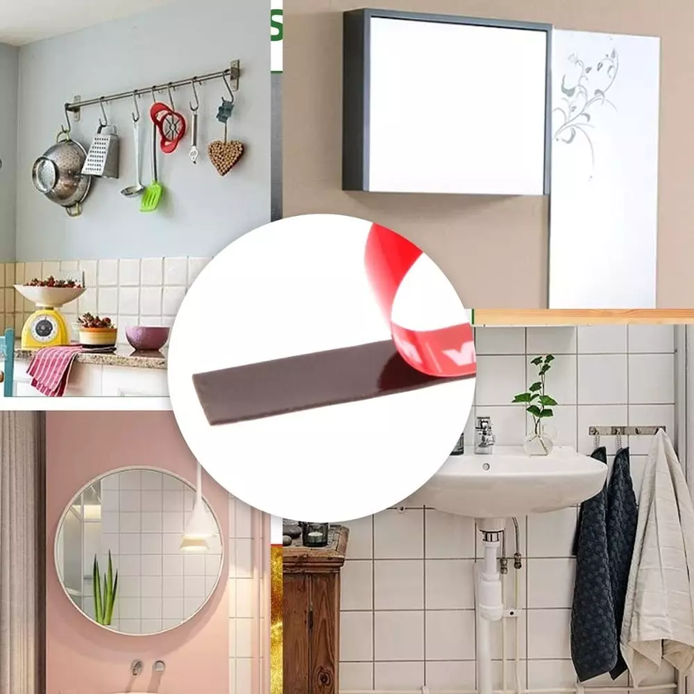 3M Hi Strength Bond Tape 12 mm x 5 m High Temperature Resistant Plastic Black, IA120100531