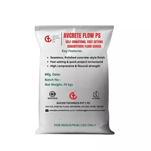 GENERIC Avcrete Flow PS Self Smoothing Floor Leveling Screed 5-15 mm Thickness 25 Kg HDFE Bag