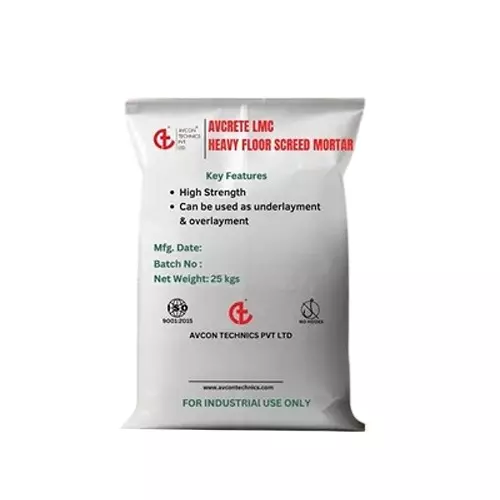 GENERIC Heavy Duty Floor Screed Mortar Avcrete LMC 10 to 40 mm Thickness and 25 Kg Weight