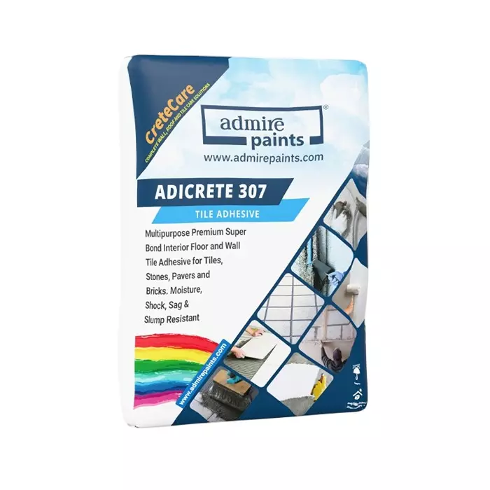 ADMIRE PAINTS Adicrete 307 Floor & Wall Tile Adhesive 20 Kg Grey