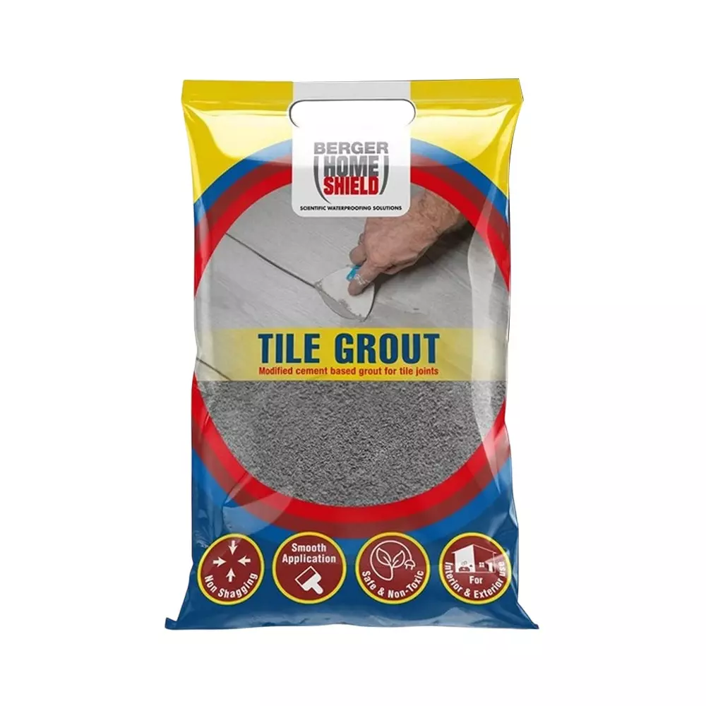 Berger 1 Kg Home Shield Tile Grout Coffee Brown Color Powder Form for Indoor and Outdoors