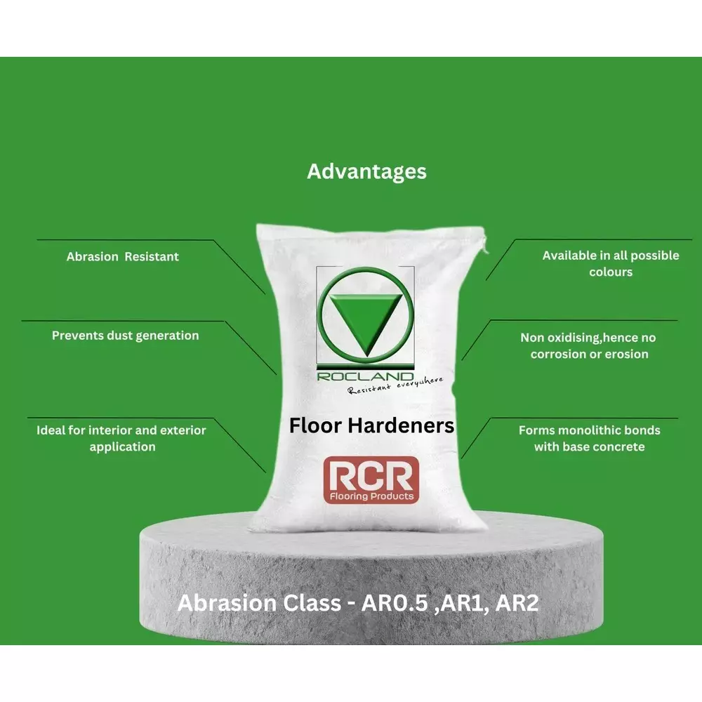 ROCLAND Dry Shake Surface Hardener 25 Kg Heavy Duty 12 Months Shelf Life