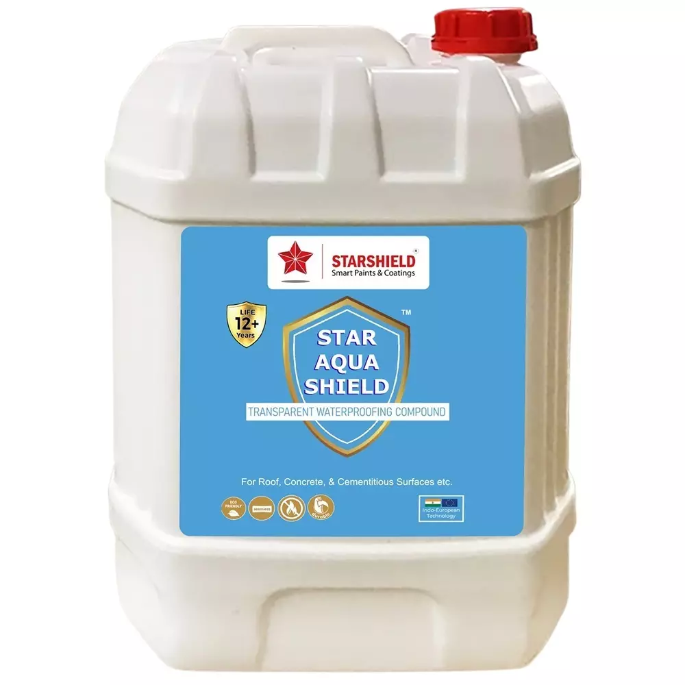 Starshield Aqua Shield Transparent Liquid 1 L Bucket for Home, Office & Industry, STARAQUASHIELDTRANSPARENT1LTR
