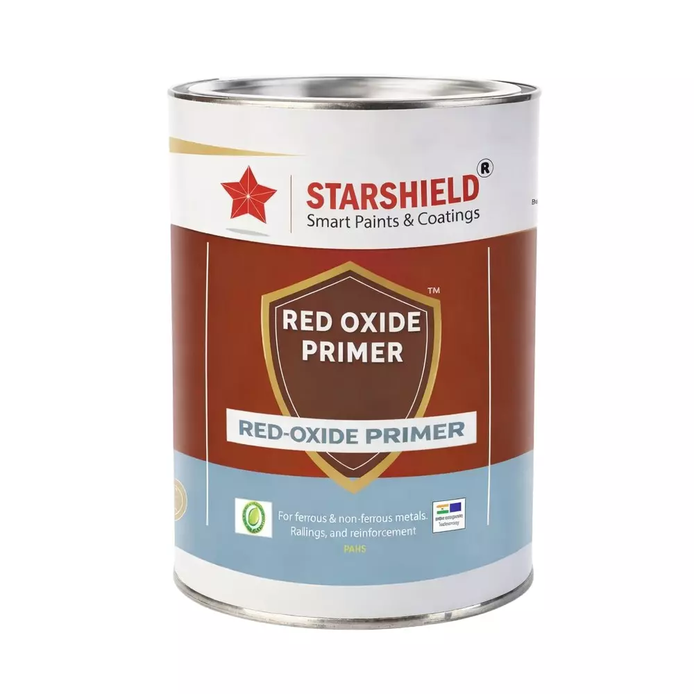 Starshield Red Oxide Primer Liquid 20 L Bucket for Home, Office & Industry, STARREDOXIDEPRIMER20LTR