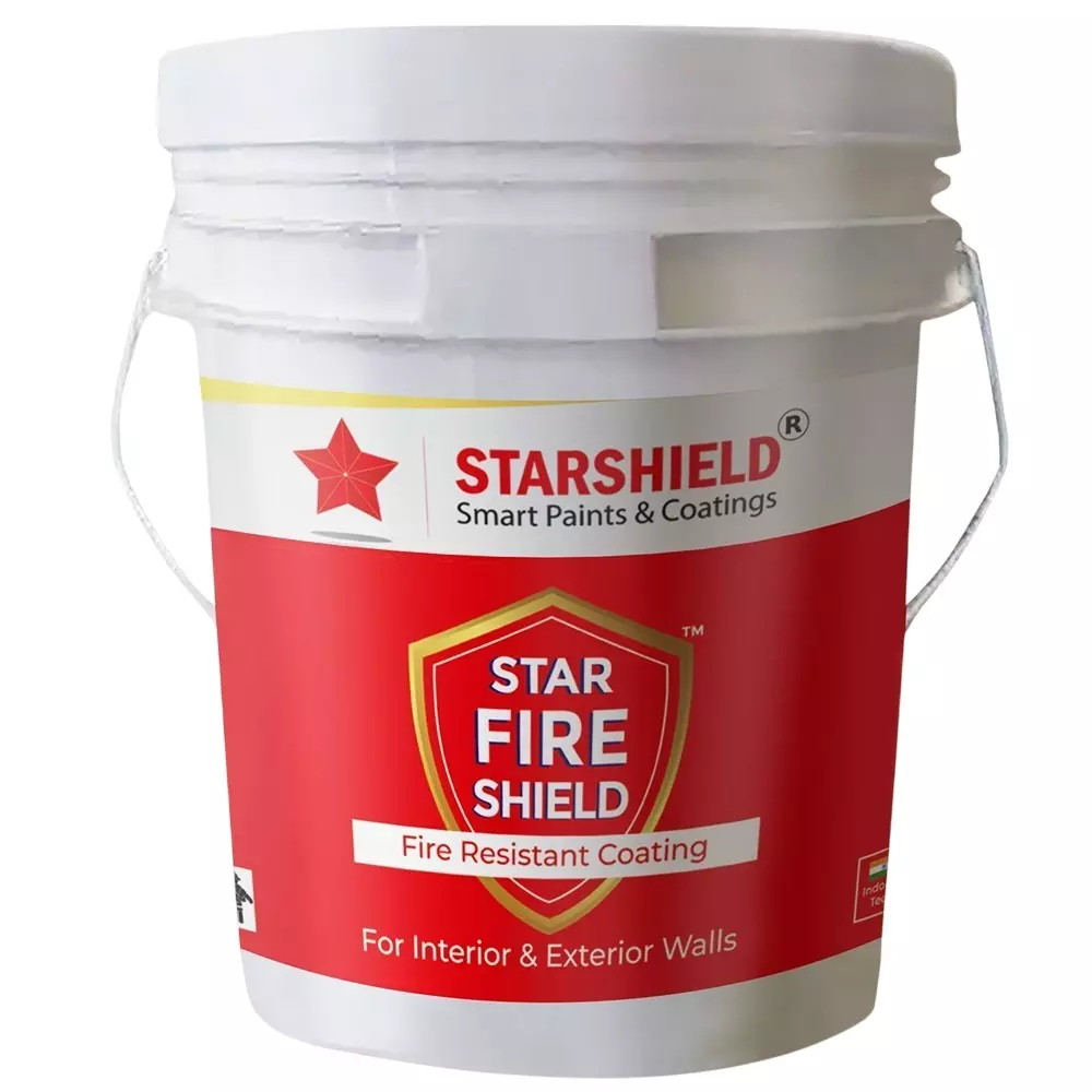Starshield Fire Shield Intumescent Liquid 1 L Bucket for Home, Office & Industry, STARFIRESHIELDINTUMESCENT1LTR
