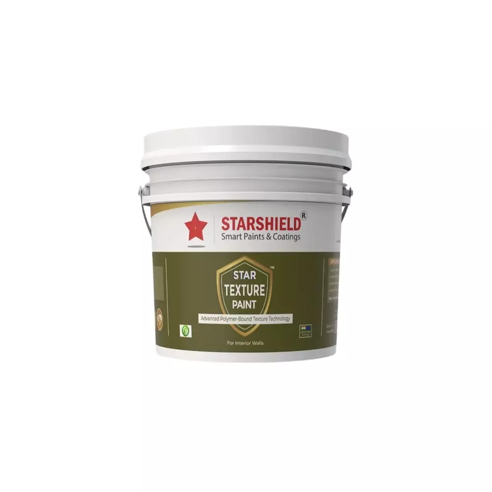 Starshield Texture Paint Paste 25 Kg Bucket for Home, Office & Industry, STARTEXTUREPAINT25KGS