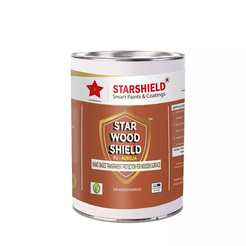 Starshield Wood Shield 2k PU Liquid 20 L Bucket for Home, Office & Industry, STARWOODSHIELD2KPUAURELIA20LTR