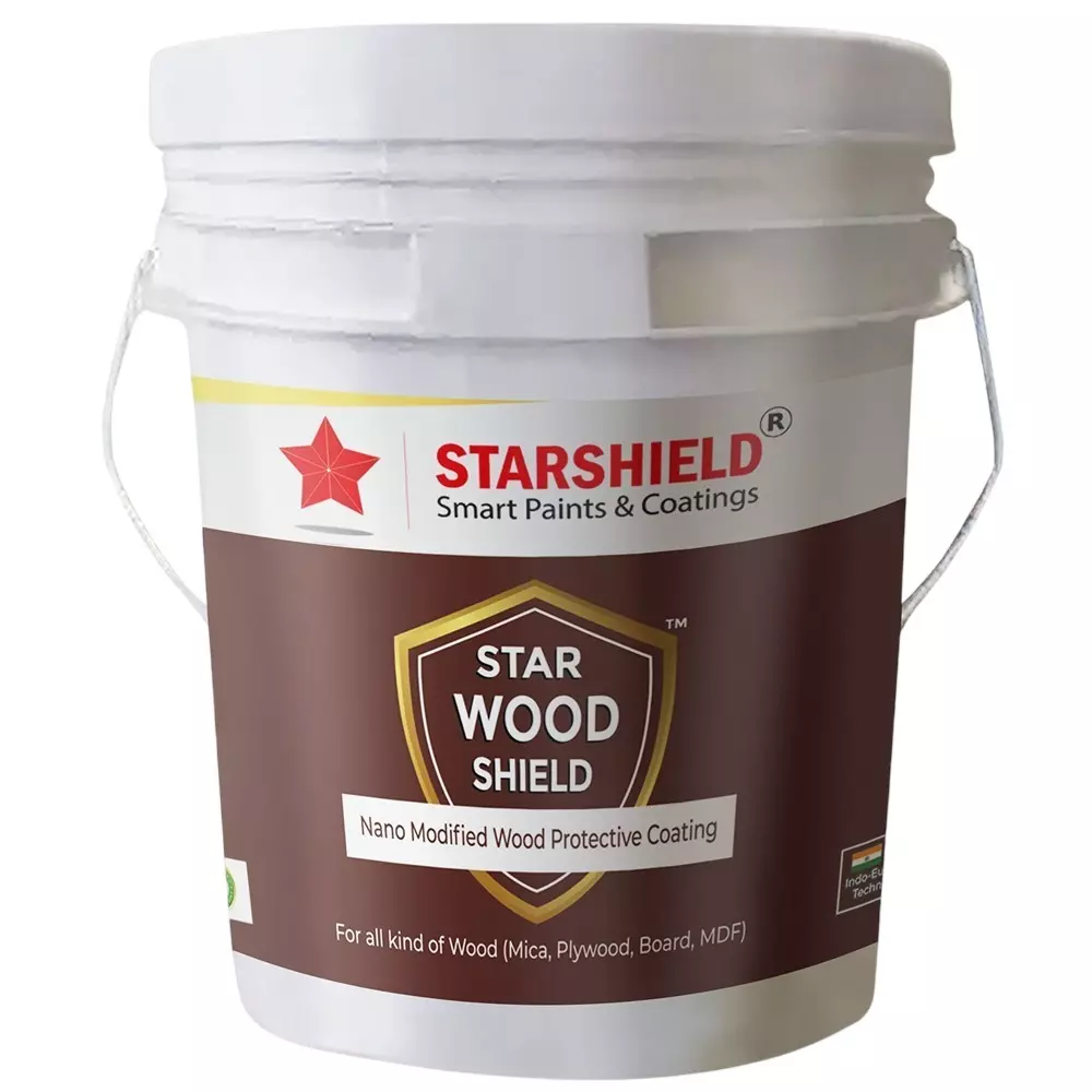 Starshield Wood Shield Waterbase Liquid 1 L Bucket for Home, Office & Industry, STARWOODSHIELDWATERBASE1LTR