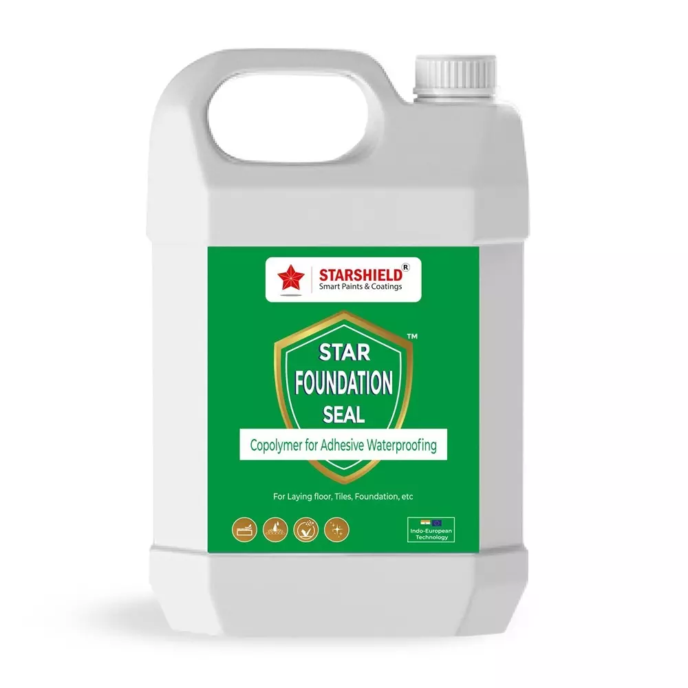 Starshield Foundation Seal Liquid 1 L Bucket for Home, Office & Industry, STARFOUNDATIONSEAL1LTR