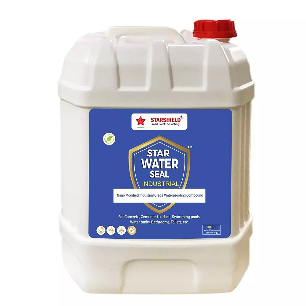 Starshield Water Seal Industrial Liquid 1 L Bucket for Home, Office & Industry, STARWATERSEALINDUSTRIAL1LTR