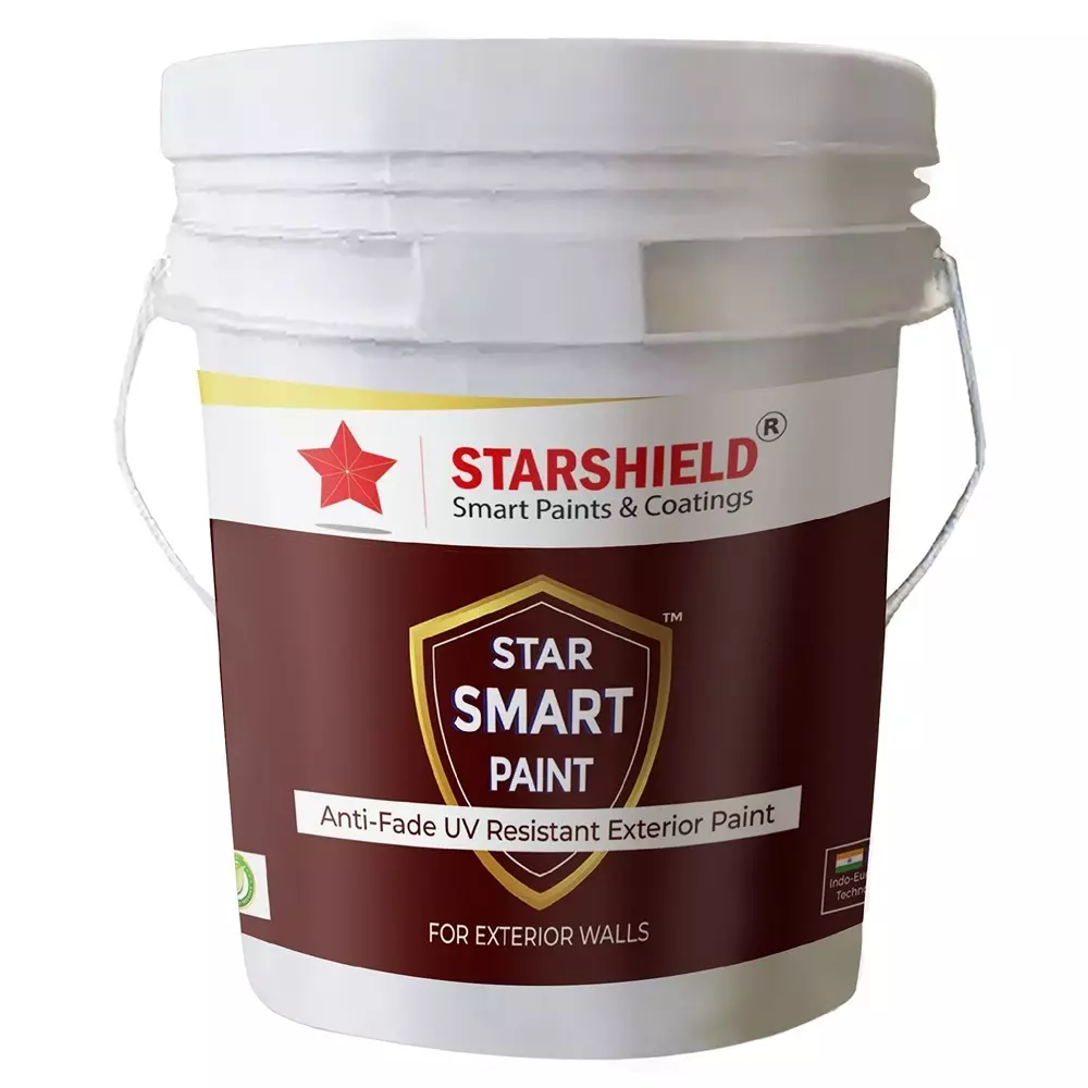 Starshield Smart Paint Pastal Base Exterior Liquid 1 L Bucket for Home, Office & Industry, STARSMARTPAINTPASTALBASEEXTERIOR1LTR