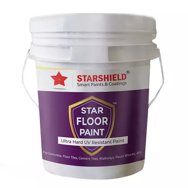 Starshield Floor Paint Liquid 1 L Bucket for Home, Office & Industry, STARFLOORPAINT1LTR