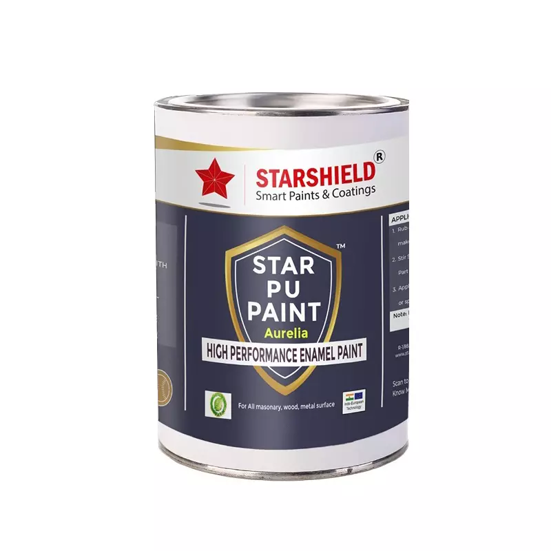 Starshield PU Paint Aurelia Liquid 1 L Bucket for Home, Office & Industry, STARPUPAINTAURELIA1LTR