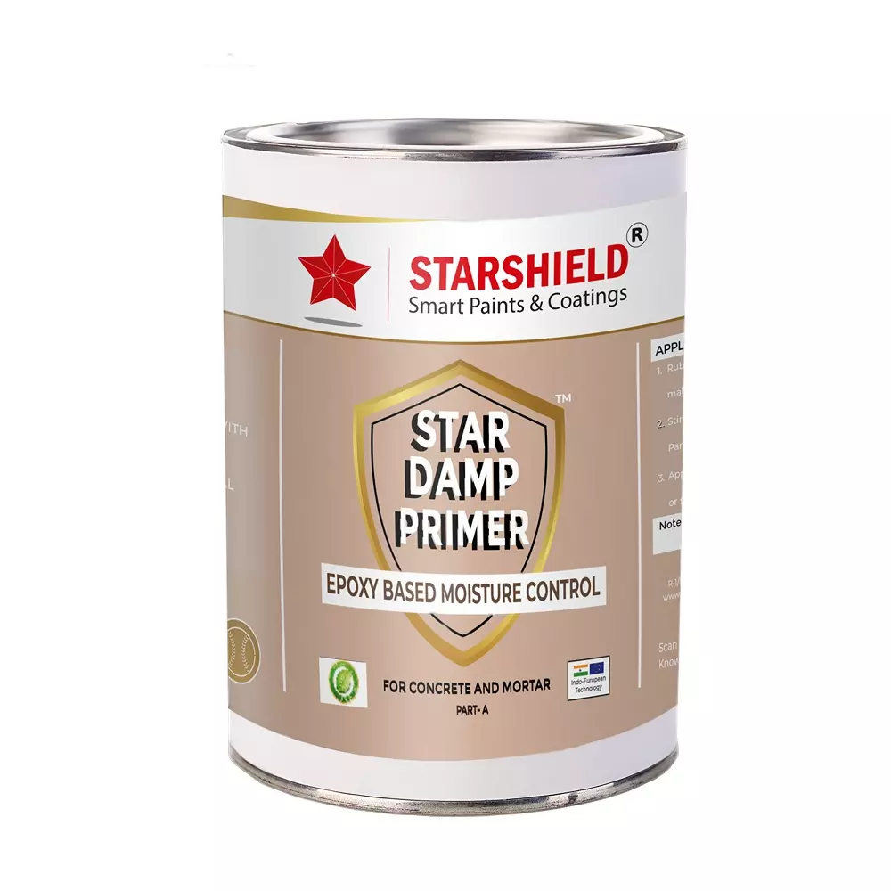 Starshield Damp Primer Water Based Liquid 2 L Bucket for Home, Office & Industry, STARDAMPPRIMERWATERBASED2LTR