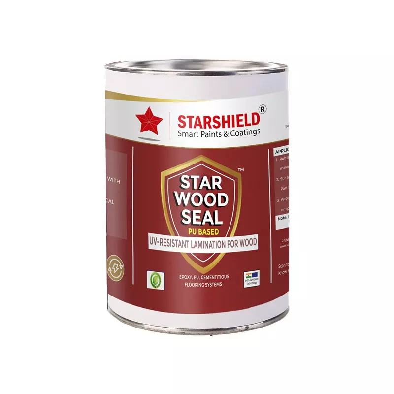 Starshield Wood Seal 2k PU Liquid 1 L Bucket for Home, Office & Industry, STARWOODSEAL2KPUAURELIA1LTR
