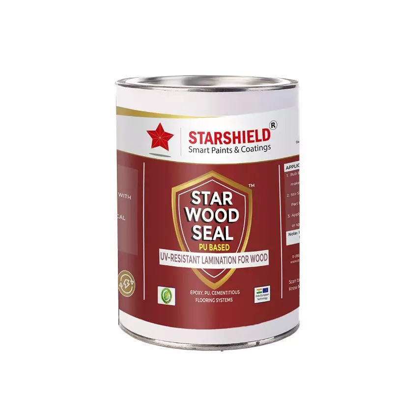 Starshield Wood Seal 2k PU Liquid 20 L Bucket for Home, Office & Industry, STARWOODSEAL2KPUAURELIA20LTR