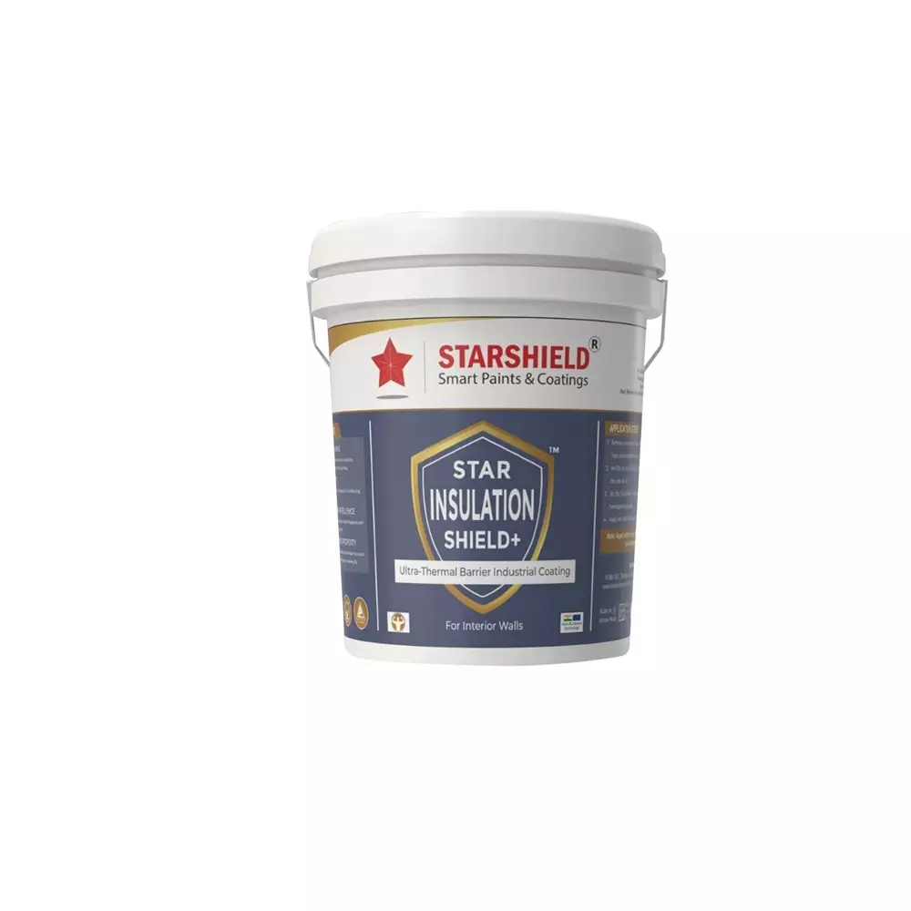 Starshield Insulation Shield Plus Liquid 1 L Bucket for Home, Office & Industry, STARINSULATIONSHIELDPLUS1LTR