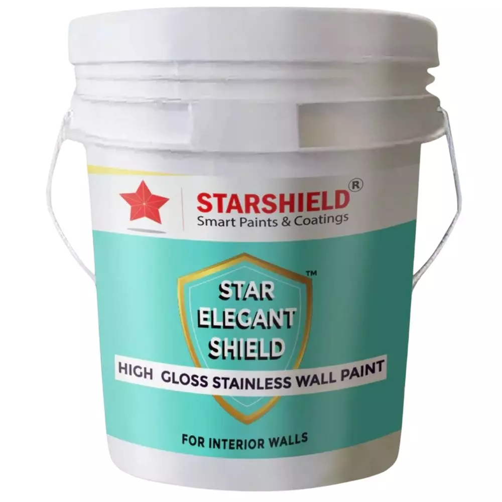 Starshield Elegant Shield White Base Interior Liquid 1 L Bucket for Home, Office & Industry, STARELEGANTSHIELDWHITEBASEINTERIOR1LTR