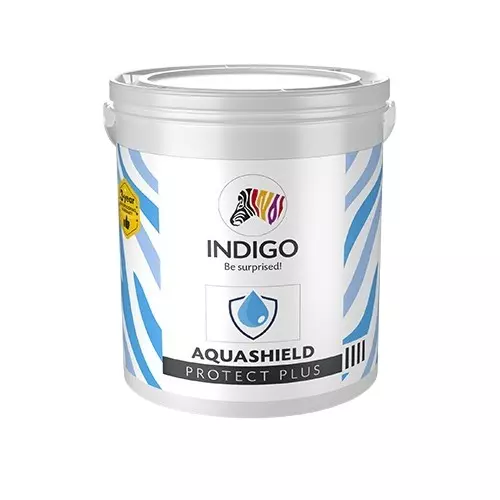 Indigo 4 L Aqua Shield Protect Plus Waterproofing Paint White Matt Finish, INDIGO01123