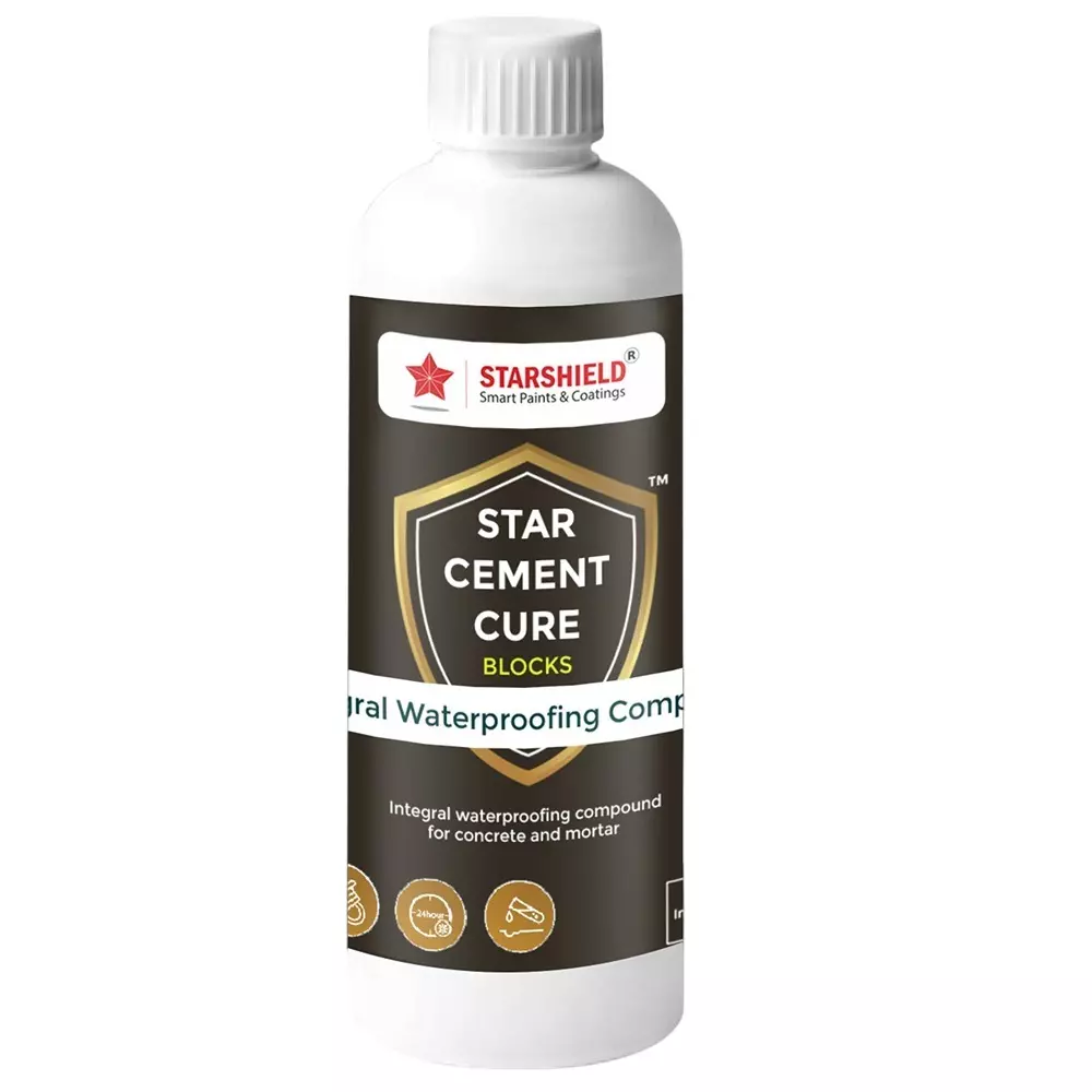Starshield Star Cement Cure Blocks Waterproofing Paint 1 L