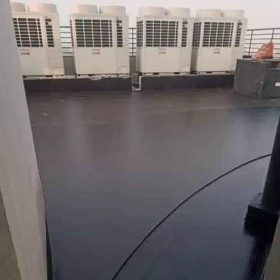 IQSolv Black Coat Superior Waterproofing Epoxy-Alkyd Chemical 1 Kg Bucket Liquid Black for Interior & Exterior