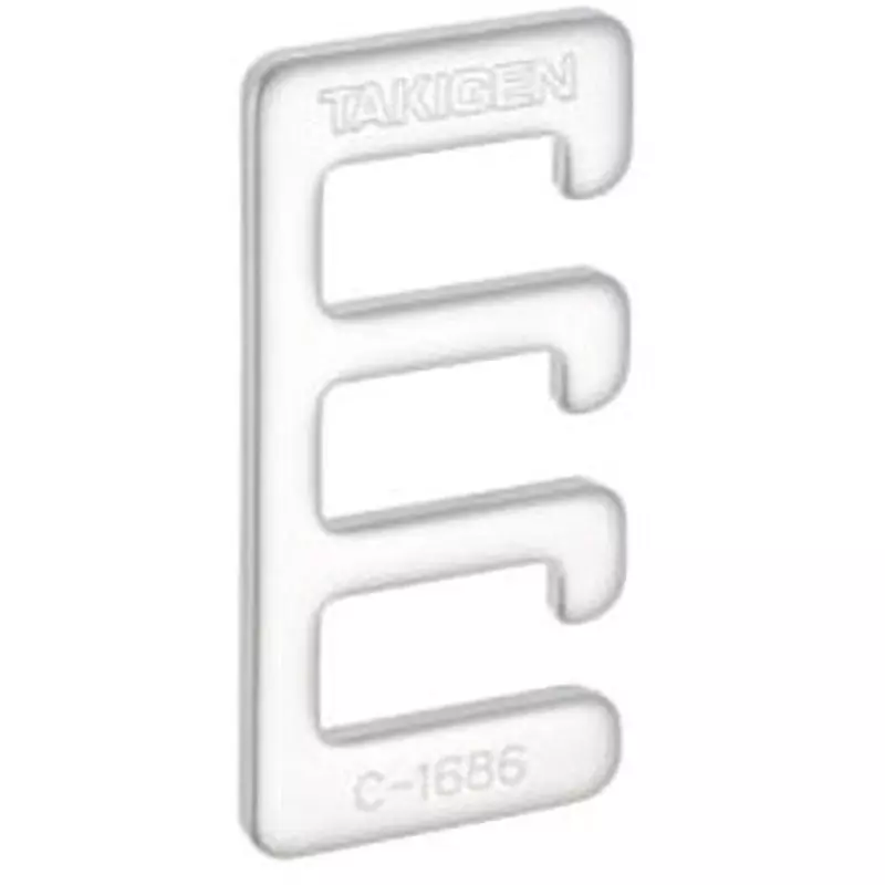 TAKIGEN Agricultural Biband Fixing Bracket Stainless Steel Silver, C-1686 (Pack of 30 Pcs)