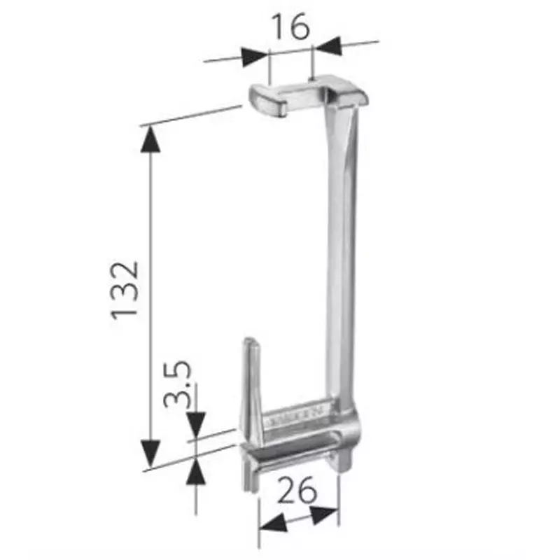 TAKIGEN Agricultural Biband Tightening Fittings 10-15 mm Band Width, C-687-1 (Pack of 20 Pcs)