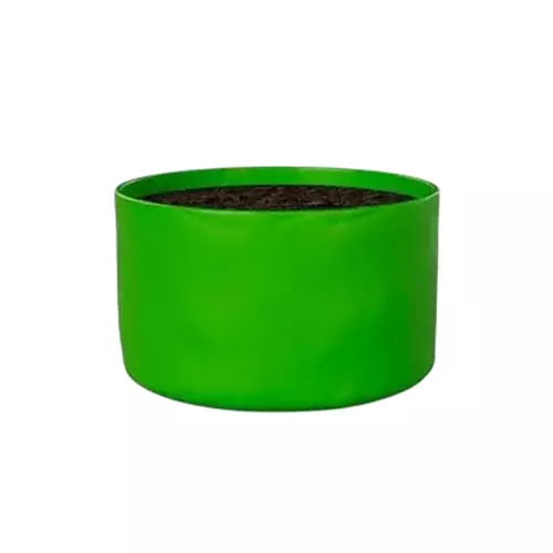 ORILEY Plant Growing Bag Size 18x18 inch 250 GSM Round Without Handle Green, OR-HDPGB-34 (Pack of 10)