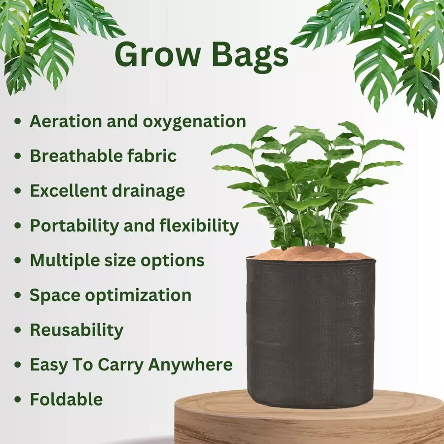 singhal-plant-grow-bags-black-hdpe-round-uv-resistant-15x18-inch