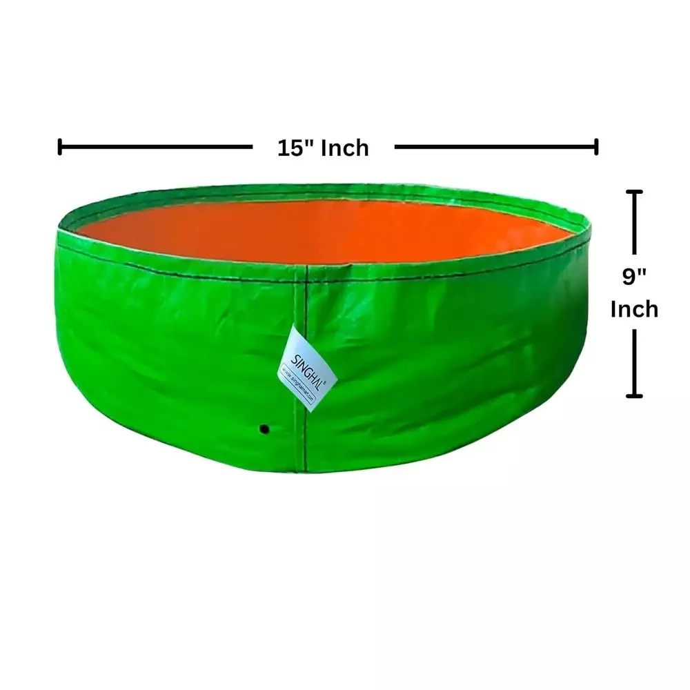 singhal-uv-protected-grow-bags-hdpe-round-shape-260-gsm-15x9-inch-size-green-gb260gsm_15x9_p2-pack-of-2-pcs