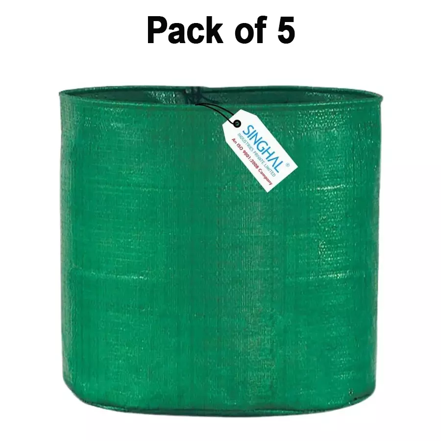 singhal-uv-protected-grow-bags-hdpe-round-shape-12x18-inch-size-green-gb_12x18_p5-pack-of-5-pcs