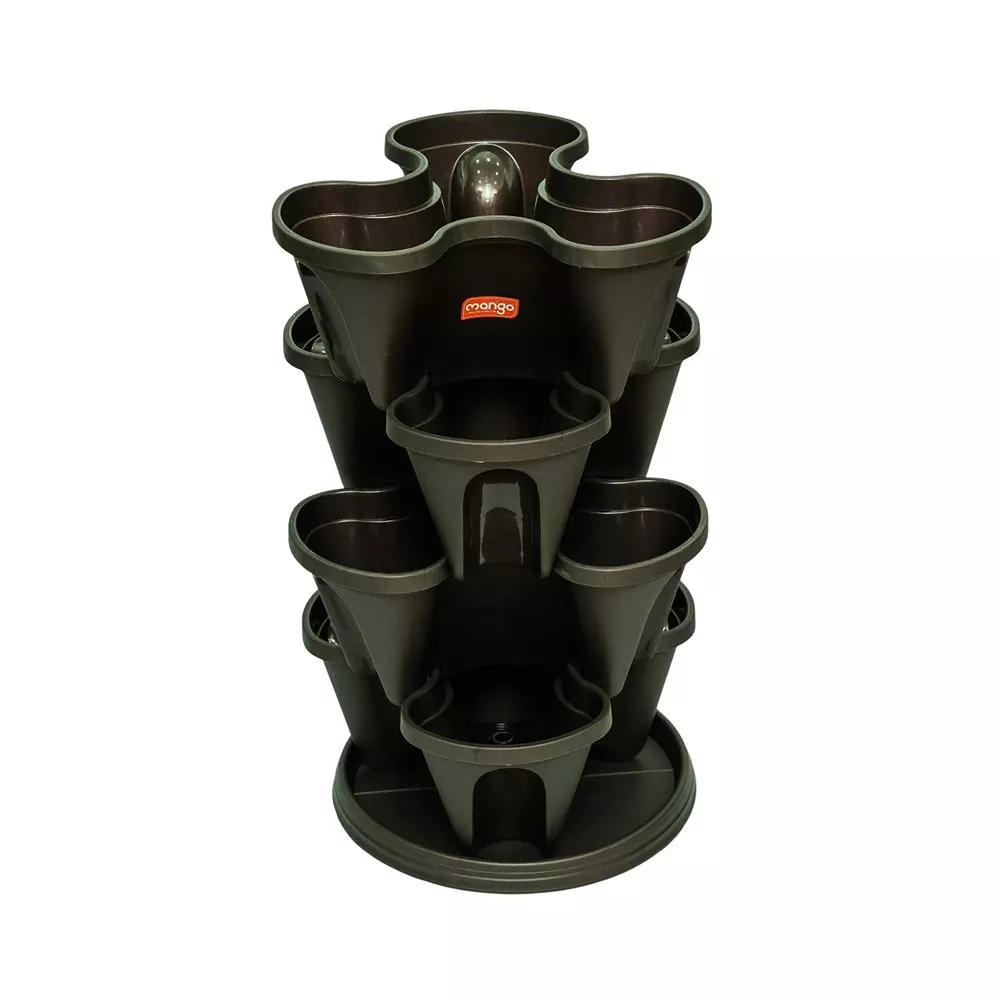 Mango VERTICAL GARDEN Plant Pot 355.6x355.6x508 mm, Black