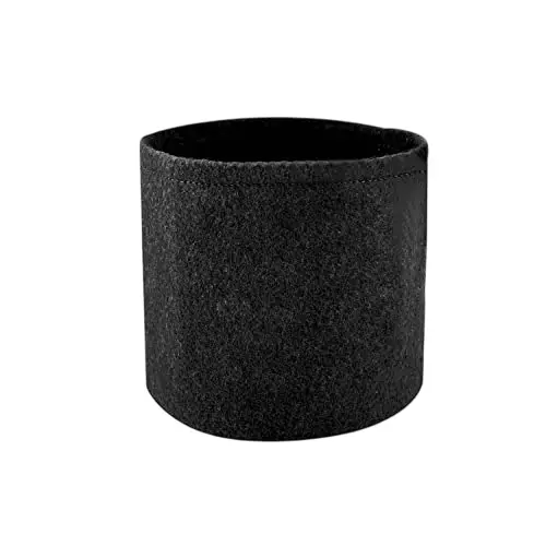 ORILEY Plant Growing Bag Size 6x6 inch 400 GSM Round Black, OR-RGB-154 (Pack of 10)