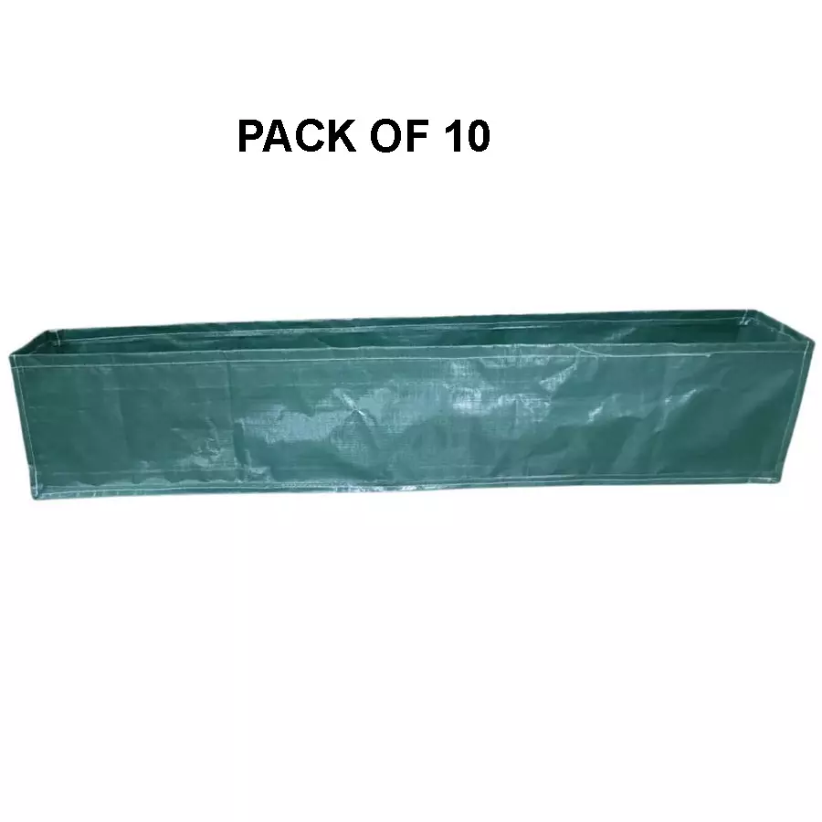 singhal-plant-grow-bags-60x12x12-inch-green-hdpe-rectangular-pack-of-10-pcs