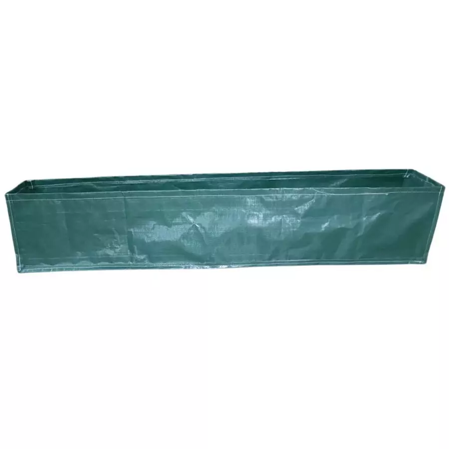 Singhal Plant Grow Bags 60x12x12 inch Green HDPE Rectangular (Pack of 5 Pcs)