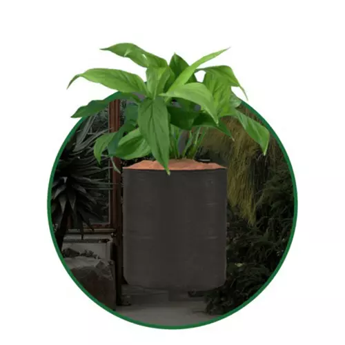 Singhal Plant Grow Bags Black HDPE Round UV Resistant 24x24 inch